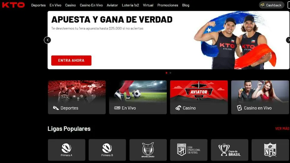 Sitio oficial de KTO casino online Chile mejores casinos online KTO